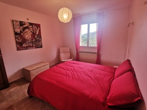 La chambre du gite Vaultour , gite en pleine nature en Ardèche